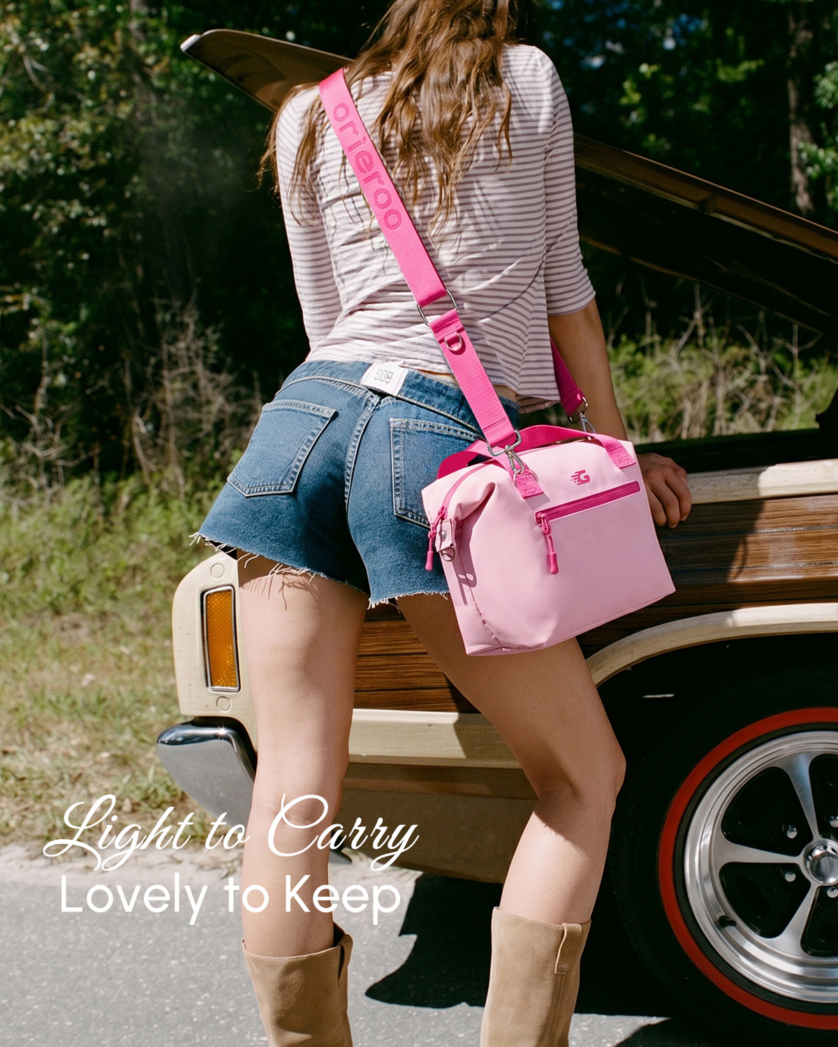 Glorieroo bag styled for everyday life